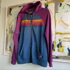 Aviator Nation zip up hoodie unisex Large good used condition.